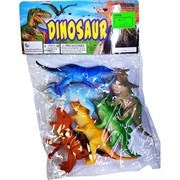 Динозавры резиновые (4115) набор из 6 шт