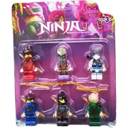 Набор фигурок Ninja 6-в-1 Masters of Spinjitzu