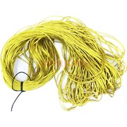 Гайтан шнурок шелковый 70 см горчичный цвет