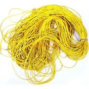 Гайтан шнурок шелковый 70 см золотой цвет