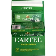 Бумага для самокруток Cartel 50x50 листов зеленая