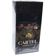 Бумага для самокруток Cartel 50x50 листов черная