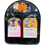 Магнит календарь с кроликами (KL-4124) символ 2023 года 24 шт/упаковка