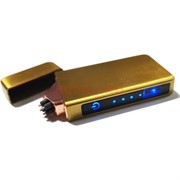 Зажигалка USB металл двойной разряд с подсветкой
