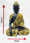 Будда сидящий (NS-0892) из полистоуна 23 см высота