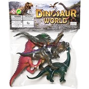 Динозавры (Q603-4) набор из 4 штук Dinosaur World