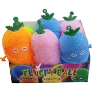 Игрушка ежик светящаяся Fluffy Ball 6 шт/упаковка