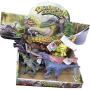 Динозавры со звуком из твердой резины 12 шт/упаковка Dinosaur Century