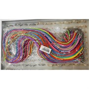 Гайтан шнурок 60 см цветной (O-159) полиэстер 100 шт/упаковка