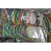 Набор резинок 10 шт/упаковка цветные яркие (KG-336-23) блок 200 упаковок