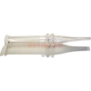 Трубка стеклянная «пипетка прозрачная» с перемычкой 8,8 см