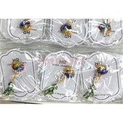 Брошь металлическая Лягушка с шарами со стразами 12 шт/упаковка (BP-1073)