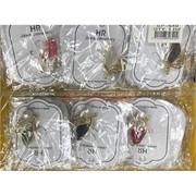 Брошь металлическая Бабочка со стразами 12 шт/упаковка (BP-640)