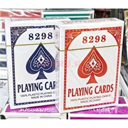 Карты игральные покерные 8298 колода 54 карты 100% пластик