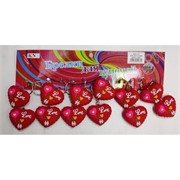 Брелок резиновый Сердце красное (KY-1368) Love 12 шт/упаковка