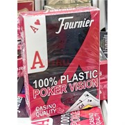 Карты Fournier для покера 100% пластик 54 карты
