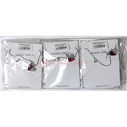 Набор подвеска и серьги (BS-2205) металлические со стразами 12 шт/упаковка