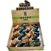 Машинка Динозавры строительная Truck Dinosaur 12 шт/упаковка