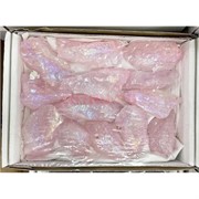 Набор минералов пирит крашеный цвет светло-розовый необработанные куски