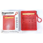 Игра магнитная на доске цветная с карабином 24 шт/упаковка