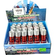 Фонарик алюминиевый (1510) цветной 11 см 24 шт/упаковка