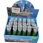 Фонарик алюминиевый (1512) цветной 11,5 см 24 шт/упаковка