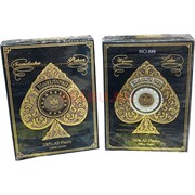 Карты для покера Texas Hold'em Poker в золотом цвете 100% пластик