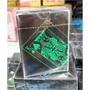 Карты игральные зеленый цвет 100% пластик покерные 54 карты