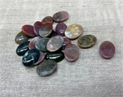 Кабошоны 13x18 овальные из индийской яшмы