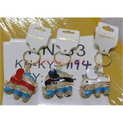 Брелок со стразами «слоны» 12 шт/упаковка (KY-1194)