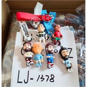 Брелок резиновый Футболисты с браслетом 12 шт/упаковка (LJ-1378)
