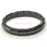 Браслет из гематита (J-75) прямоугольник 10x11 мм 12 шт/упаковка