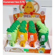 Вентилятор ручной (3391) Ананас 24 шт/упаковка