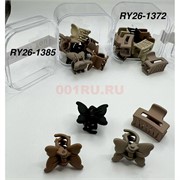 Крабики для волос (RY26-1385) темные цвета 120 шт/блок