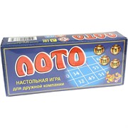 Игра настольная Лото малое синяя коробка