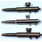 Трубка металлическа пуля 3 цвета раскручивающаяся