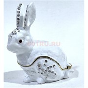 Шкатулка со стразами «Кролик» (3201)
