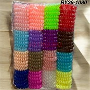 Резинка пружинка 3,5 см (RY26-1080) цветная 100 шт/упаковка