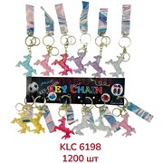 Брелок пластмассовый (KLC-6198) Лошадки с браслетом и карабином 120 шт/блок
