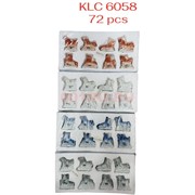 Набор лошадей (KLC-6058) из фарфора 8 шт цена за набор