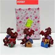 Лошадки из полистоуна (3597) в ассортименте 8 шт/упаковка