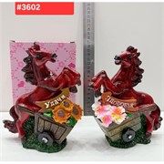 Лошадки из полистоуна (3602) в ассортименте 16 см высота