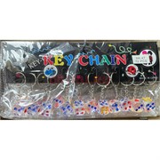 Брелок пластиковый (RK-47) кубик игральная кость прозрачная 120 шт/блок Брелок пластиковый (RK-47) кубик игральная кость прозрачная 120 шт/блок