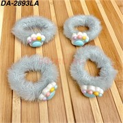 Резинка для волос (DA-2893LA) лапки цвет серый 50 шт/упаковка Резинка для волос (DA-2893LA) лапки цвет серый 50 шт/упаковка