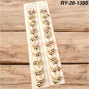 Резинки детские (RY-26-1395) для волос «лапки коричневые» 100 пар/упаковка Резинки детские (RY-26-1395) для волос «лапки коричневые» 100 пар/упаковка