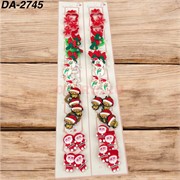Резинки детские (DA-2745) для волос «новогодняя» 100 пар/упаковка Резинки детские (DA-2745) для волос «новогодняя» 100 пар/упаковка
