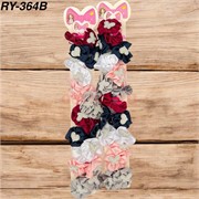 Резинки в ассортименте на ленте разные виды 100 пар/упаковка Резинки в ассортименте на ленте разные виды 100 пар/упаковка