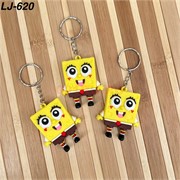 Брелок резиновый (LJ-620) Спанч Боб 100 шт/упаковка