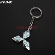 Брелок металлический «Мицубиши» 12 шт/упаковка (RY-B-81) Брелок металлический «Мицубиши» 12 шт/упаковка (RY-B-81)