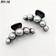 Краб жемчужный 10 см (RY-18) для волос 12 шт/упаковка Краб жемчужный 10 см (RY-18) для волос 12 шт/упаковка